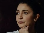 Anushka Sharma at M Chinnaswamy Stadium on Monday. 