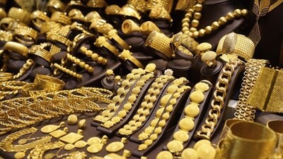 In the international markets, gold and silver were quoting lower at USD 2,003 per ounce and USD 25.15 per ounce, respectively. (File)