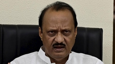 NCP leader and former Maharashtra deputy chief minister Ajit Pawar. (HT)