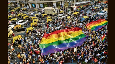 Around 50 petitioners have approached the top court asking for legalisation of same-sex marriage (PTI) Around 50 petitioners have approached the top court asking for legalisation of same-sex marriage (PTI)