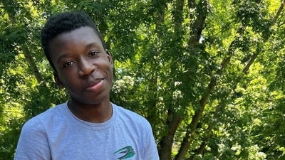 Ralph Yarl, a Black 16-year-old who was shot and wounded by a homeowner after mistakenly going to the wrong house. (Reuters)