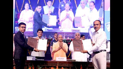 MoU for proposed mega textile park inked. (HT Photo)