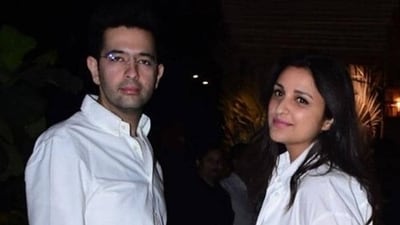 Parineeti Chopra was spotted with Raghav Chadha in Mumbai recently Parineeti Chopra was spotted with Raghav Chadha in Mumbai recently