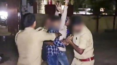 The FIR said that the three assailants who gunned down Atiq Ahmad and Ashraf were nabbed along with weapons from the crime spot itself. (PTI) The FIR said that the three assailants who gunned down Atiq Ahmad and Ashraf were nabbed along with weapons from the crime spot itself. (PTI)