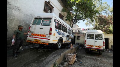 The civic body is keeping a close eye on the use of potable water for construction activities taking place around the city. (HT PHOTO)