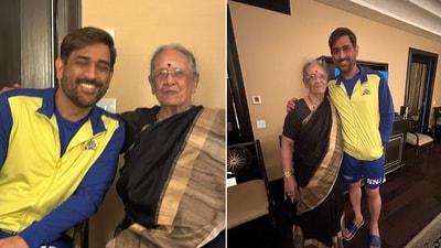 The image shows MS Dhoni with his 88-year-old fan. (Twitter/@khushsundar) The image shows MS Dhoni with his 88-year-old fan. (Twitter/@khushsundar)