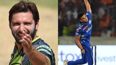 Shahid Afridi; Arjun Tendulkar Shahid Afridi; Arjun Tendulkar