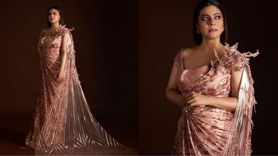 Kajol is known for her impeccable sense of style and regularly shares snippets from her fashion diaries on Instagram, showcasing her status as a true fashionista. Her recent appearance at an award function in a stunning saree was no exception, leaving heads turning and drawing attention to her effortless ability to slay fashion goals like a pro. (Instagram/@kajol) Kajol is known for her impeccable sense of style and regularly shares snippets from her fashion diaries on Instagram, showcasing her status as a true fashionista. Her recent appearance at an award function in a stunning saree was no exception, leaving heads turning and drawing attention to her effortless ability to slay fashion goals like a pro. (Instagram/@kajol)