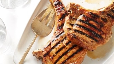 5. Orange Glazed Pork Chops: This savory and sweet pork chop recipe is perfect for grilling or baking. The orange glaze adds a tangy note to the juicy pork. To make it, marinate the pork chops in a mixture of orange juice, soy sauce, honey, garlic, and ginger, then cook them to perfection. (Pinterest) 5. Orange Glazed Pork Chops: This savory and sweet pork chop recipe is perfect for grilling or baking. The orange glaze adds a tangy note to the juicy pork. To make it, marinate the pork chops in a mixture of orange juice, soy sauce, honey, garlic, and ginger, then cook them to perfection. (Pinterest)