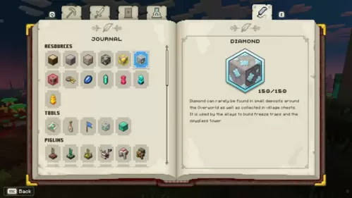 Where to find Diamonds in Minecraft Legends?