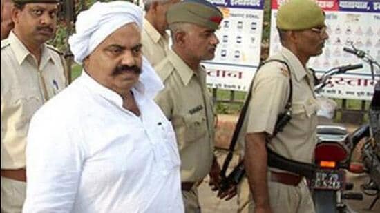 Gangster-turned-politician Atiq Ahmad. (HT PHOTO)