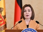 Moldovan President Maia Sandu. 