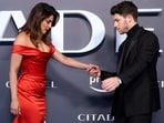 Priyanka Chopra and Nick Jonas at Citadel London premiere. (AP) Priyanka Chopra and Nick Jonas at Citadel London premiere. (AP)