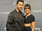 Varun Dhawan and Samantha Ruth Prabhu attended Citadel premiere in London on Tuesday. Varun Dhawan and Samantha Ruth Prabhu attended Citadel premiere in London on Tuesday.