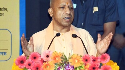 Lucknow, Apr 18 (ANI): Uttar Pradesh Chief Minister Yogi Adityanath addresses the Memorandum of Understanding (MoU) signing programme for the establishment of Textile Park in the Lucknow and Hardoi districts, at Textile Park, in Lucknow on Tuesday. (ANI Photo) (Ashok Dutta) Lucknow, Apr 18 (ANI): Uttar Pradesh Chief Minister Yogi Adityanath addresses the Memorandum of Understanding (MoU) signing programme for the establishment of Textile Park in the Lucknow and Hardoi districts, at Textile Park, in Lucknow on Tuesday. (ANI Photo) (Ashok Dutta)