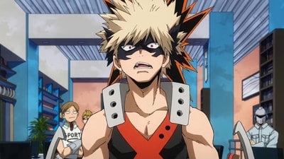 Bakugo Katsuki, the explosive hero-in-training from My Hero Academia, is celebrating his birthday on April 20th! (Bones) Bakugo Katsuki, the explosive hero-in-training from My Hero Academia, is celebrating his birthday on April 20th! (Bones)