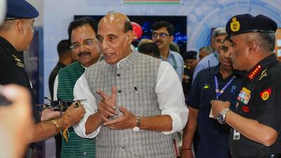 Defence minister Rajnath Singh ’s comments come at a time when the border row between India and China in eastern Ladakh is set to enter its fourth year in early May (Agencies) Defence minister Rajnath Singh ’s comments come at a time when the border row between India and China in eastern Ladakh is set to enter its fourth year in early May (Agencies)