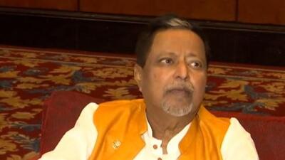 Mukul Roy, a founding member of the Mamata-Banerjee-led Trinamool Congress, switched over to the BJP in 2017 (ANI Screengrab) Mukul Roy, a founding member of the Mamata-Banerjee-led Trinamool Congress, switched over to the BJP in 2017 (ANI Screengrab)