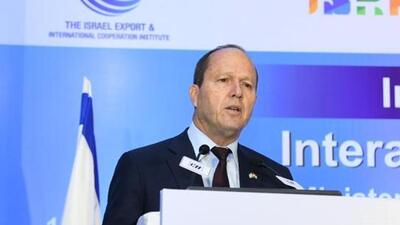 Nir Barkat, Israel’s economy minister addressing an audience. (Twitter | CII) Nir Barkat, Israel’s economy minister addressing an audience. (Twitter | CII)