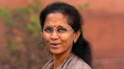 NCP MP Supriya Sule at Parliament House complex. (PTI) NCP MP Supriya Sule at Parliament House complex. (PTI)