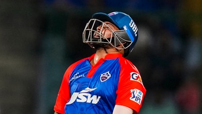 Delhi Capitals batter Prithvi Shaw walks off the field after his dismissal (PTI) Delhi Capitals batter Prithvi Shaw walks off the field after his dismissal (PTI)