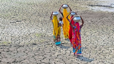 Above-normal heatwave days are expected in most parts of central, east, and northwest India during this period. (PTI) Above-normal heatwave days are expected in most parts of central, east, and northwest India during this period. (PTI)