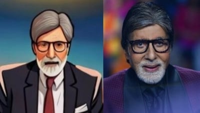 Amitabh Bachchan shares pics of himself generated by AI. Amitabh Bachchan shares pics of himself generated by AI.