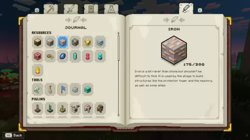 Iron block in Minecraft Legends. Iron block in Minecraft Legends.