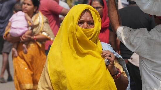 A heatwave is declared when the maximum is over 40°C, and the deviation from normal is at least 4.5 degrees. (PTI)(HT_PRINT)