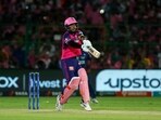 Rajasthan Royals' Riyan Parag bats. Rajasthan Royals' Riyan Parag bats.
