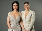 Nysa Devgan with mom-actor Kajol during a photoshoot from their recent outing at the Nita Mukesh Ambani Cultural Centre launch in Mumbai.&nbsp;