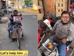Specially-abled Nagpur man sells samosas. Specially-abled Nagpur man sells samosas.