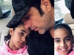 Fardeen Khan in a candid conversation with his daughter Diani Isabella Khan.