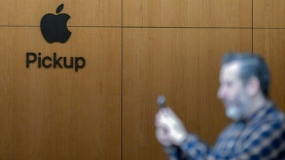 Apple Logo is pictured prior to the inauguration of India’s second Apple retail store named 'Apple Saket', at Select Citywalk Mall. (ANI) Apple Logo is pictured prior to the inauguration of India’s second Apple retail store named 'Apple Saket', at Select Citywalk Mall. (ANI)