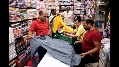 Due to the spike in demand, tailors and craftsmen have their plates full and are struggling to finish all orders on time. (Deepak Gupta) Due to the spike in demand, tailors and craftsmen have their plates full and are struggling to finish all orders on time. (Deepak Gupta)
