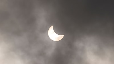 A general view shows a partial solar eclipse in Surabaya, Indonesia. (AFP) A general view shows a partial solar eclipse in Surabaya, Indonesia. (AFP)