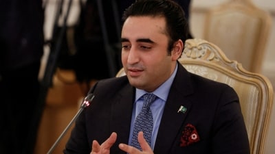 Pakistan's Foreign Minister Bilawal Bhutto Zardari. (via REUTERS)