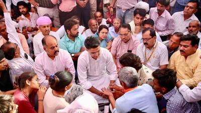 Sachin Pilot said justice should not be delayed for the tea vendor’s family and justice should also be visible, (Twitter/SachinPilot) Sachin Pilot said justice should not be delayed for the tea vendor’s family and justice should also be visible, (Twitter/SachinPilot)