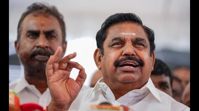 The ECI in its communication informed EPS that the party’s ‘amended rules and regulations’ and ‘change in office bearer’ have been taken on record “subject to any further court order/direction”. (PTI) The ECI in its communication informed EPS that the party’s ‘amended rules and regulations’ and ‘change in office bearer’ have been taken on record “subject to any further court order/direction”. (PTI)