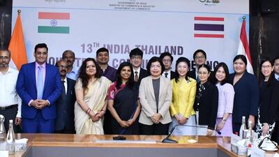 The meeting on Thursday was the first physical meeting of the JTC, which was revived in 2020 after a gap of 17 years. (Twitter/DoC_GoI) The meeting on Thursday was the first physical meeting of the JTC, which was revived in 2020 after a gap of 17 years. (Twitter/DoC_GoI)