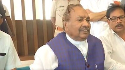 Eshwarappa had resigned as a minister last year after being accused of abetting suicide in the Santhosh Patil death case.