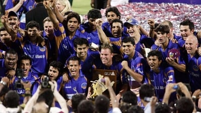 Rajasthan Royals, led by Shane Warne, won the inaugural edition of IPL 2023. (Getty) Rajasthan Royals, led by Shane Warne, won the inaugural edition of IPL 2023. (Getty)