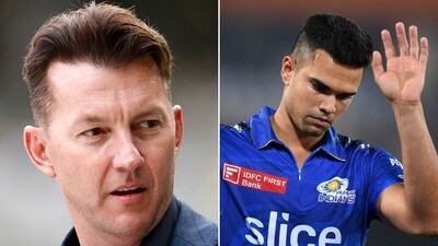 Brett Lee comes up with a very intriguing point about Arjun Tendulkar's bowling. (Getty/PTI) Brett Lee comes up with a very intriguing point about Arjun Tendulkar's bowling. (Getty/PTI)