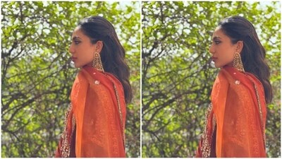 Sobhita played muse to fashion designer Heena Kochhar and picked a stunning ethnic ensemble from the shelves of the designer. (Instagram/@sobhitad) Sobhita played muse to fashion designer Heena Kochhar and picked a stunning ethnic ensemble from the shelves of the designer. (Instagram/@sobhitad)