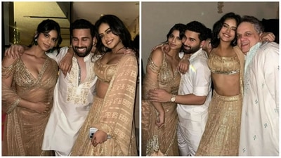 Suhana Khan and Nysa Devgn at Bhumi Pednekar's Diwali bash last year. She wore a golden lehenga. Suhana Khan and Nysa Devgn at Bhumi Pednekar's Diwali bash last year. She wore a golden lehenga. 