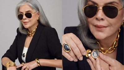 Zeenat Aman in her photoshoot pictures. Zeenat Aman in her photoshoot pictures.