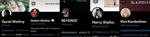 Other celebrities who lost their blue tick include Oprah Winfrey, Justin Bieber, Kim Kardashian, Bill Gates, JK Rowling, Jay-Z, Beyonce, Harry Styles, Robert Downey Jr., and Blake Lively, etc. (Twitter) Other celebrities who lost their blue tick include Oprah Winfrey, Justin Bieber, Kim Kardashian, Bill Gates, JK Rowling, Jay-Z, Beyonce, Harry Styles, Robert Downey Jr., and Blake Lively, etc. (Twitter)