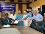 Karnataka CM Bommai files his nomination papers from Shiggaon for the Karnataka Assembly elections along with BJP National President JP Nadda and actor Kichcha Sudeep.