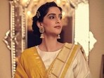 Sonam Kapoor wore a saree to an IPL match in Delhi. Sonam Kapoor wore a saree to an IPL match in Delhi.