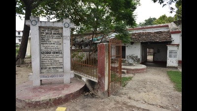 A view of the house in Motihari, Bihar, where George Orwell was born. (Sanchit Khanna/H) A view of the house in Motihari, Bihar, where George Orwell was born. (Sanchit Khanna/H)